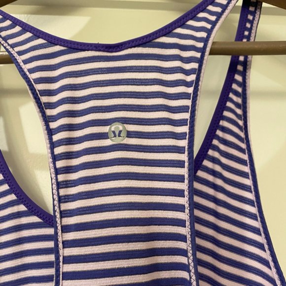 Lululemon Cool Racerback II Size 6 Purple … - Picture 4 of 4